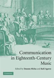 Communication in Eighteenth Century Music